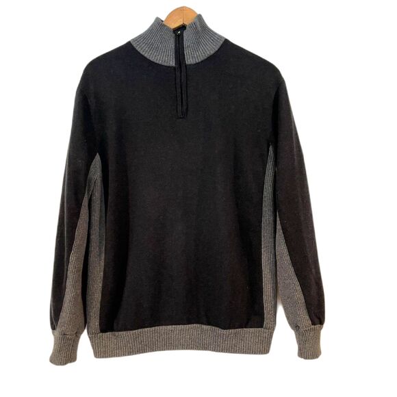 Mizuno Golf Windlite Flex Windproof Lined Sweater 100% Cotton Small Grey